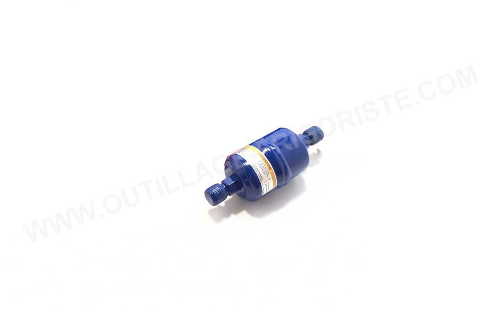 Vocdikficy - Filtre Déshydrateur Pour Réfrigérateur En Cuivre | Vanne De Service Incluse - Compatible Climatisation Et Systèmes De Froid - 7