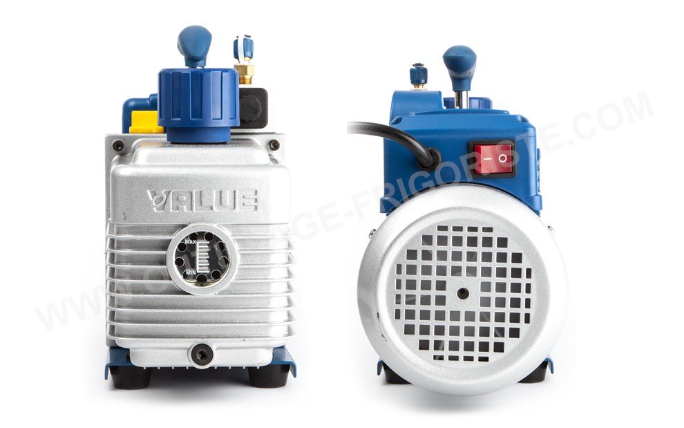 Pompe à vide Value Série Vi 225 240 260 280 R32 Vacuomètre intégré  Outillage frigorifique pour frigoriste et climaticien