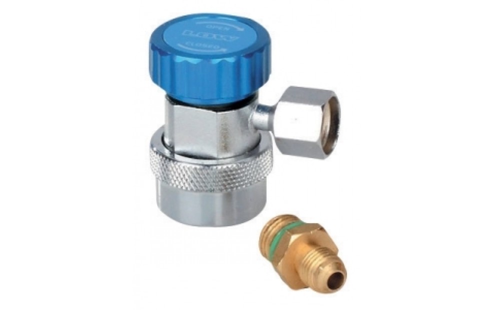 Coupleur manuel Automobile COR50231 90° BP 1/4 M/F avec vanne Présentation