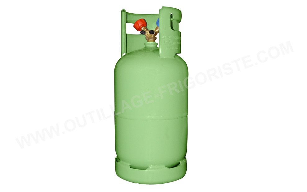 Bouteille de récupération Mastercool 12,5 litres verte