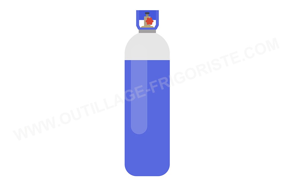 Bouteille de gaz AIR LIQUIDE Recharge CO₂ / R744 double vanne 10Kg Présentation