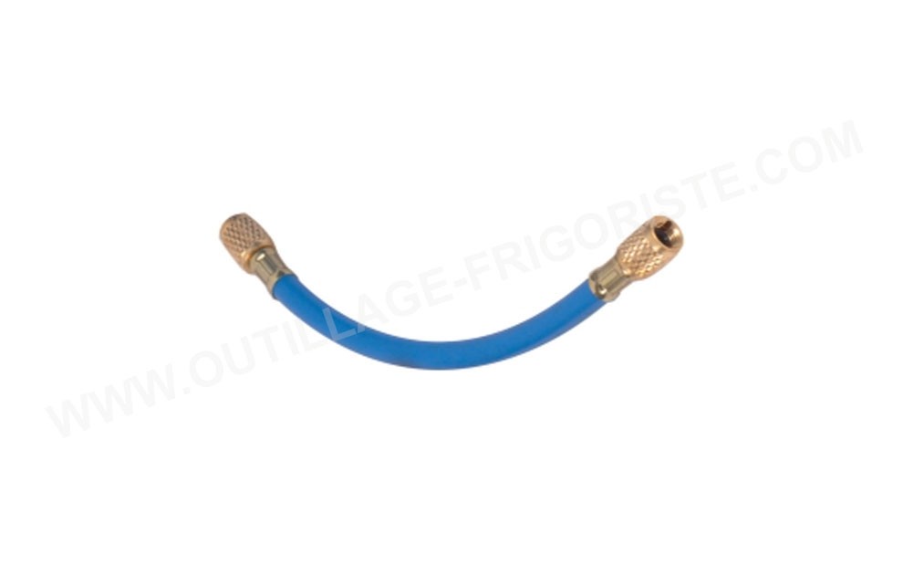 Station de récupération, déshydrateur Mini Flexible bleu 1/4" vers 1/4"