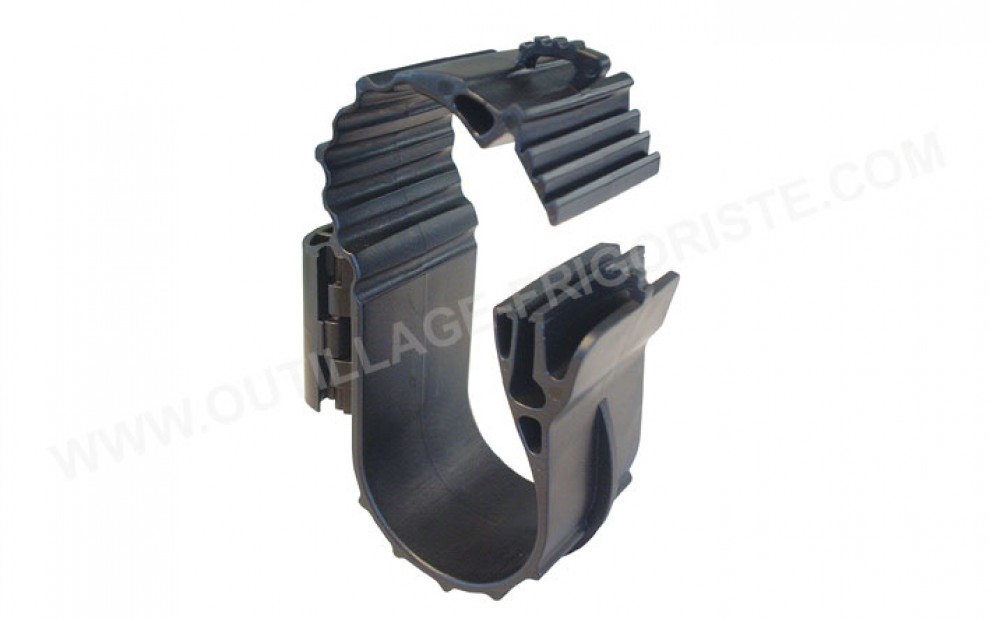 Fixation liaisons frigorifiques XTRA Suspenders plastiques Multi-diamètres Présentation