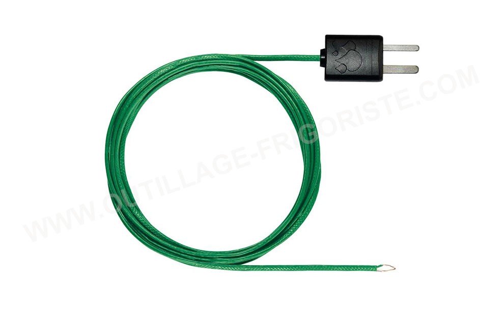 Thermocouple flexible de type K avec connecteur TC Testo Thermocouple flexible Présentation