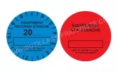 Vignettes de contrôle d'étanchéité