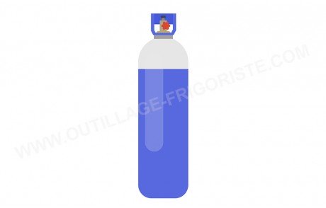 Bouteille de gaz AIR LIQUIDE Recharge CO₂ / R744 double vanne 10Kg Présentation