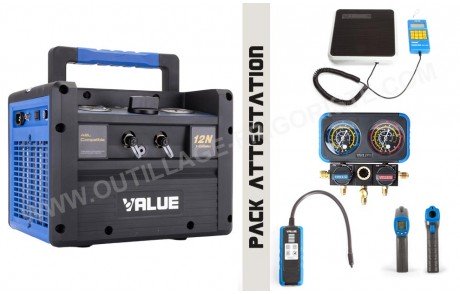 Pack Outillage attestation de capacité,  KIT ATC R32 12N Présentation
