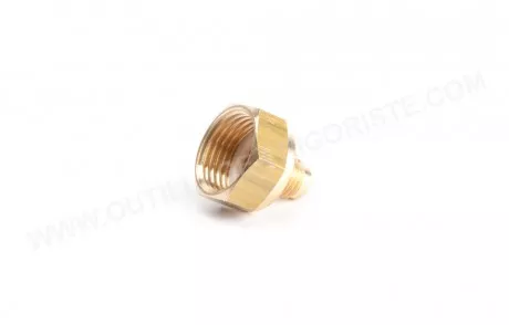 Raccord bouteille Mastercool Ø21,7mm F - 1/4" M SAE + JOINT De biais