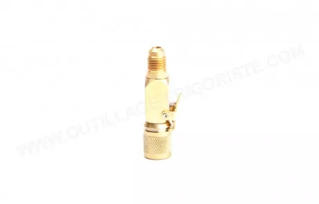 Raccord rapide Imperial Droit 5/16" SAE M x 5/16" SAE F / R410A De face