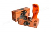 Gants BLACK MAMBA OMG Nitrile non poudré Orange Taille L 8/9 Présentation