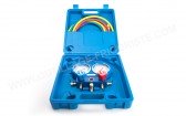 Coffret Manifold Value Manifold R22 R134 R404 coffret ouvert